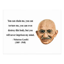 Gandhi Quote 7b Postcards