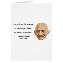 Gandhi Quote 8b Card