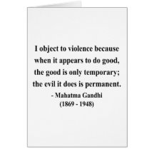 Gandhi Quote 9a Greeting Cards