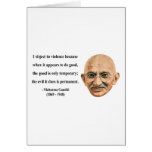 Gandhi Quote 9b Greeting Card
