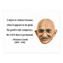 Gandhi Quote 9b Post Card