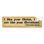Gandhi Quote Bumper Stickers