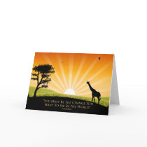 Gandhi Quote Card