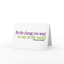 Gandhi Quote Greeting Cards