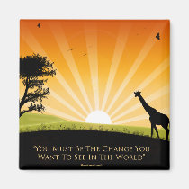Gandhi Quote magnets