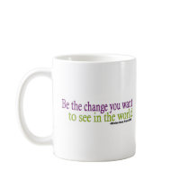 Gandhi Quote Coffee Mugs