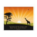 Gandhi Quote Post Card