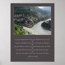 Gandhi Quote Poster