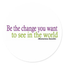Gandhi Quote Sticker