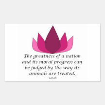 Gandhi Quote Sticker