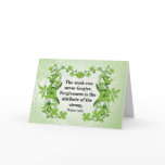 Gandhi Quote ...  The weak can never forgive ... Card
