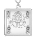 Ganesh and Shiva Custom Necklace