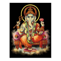 Ganesh card postcards