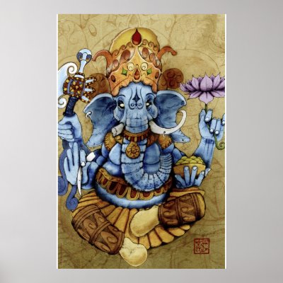 Ganesh large print by skidoneart