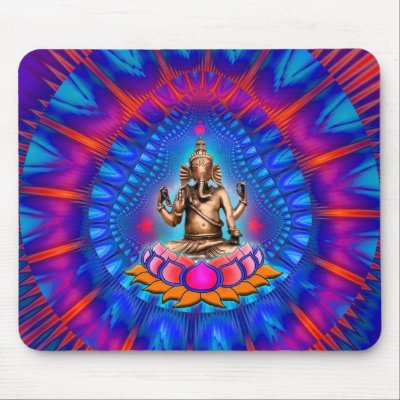 Ganesh Mousepad by artgrrlproductions
