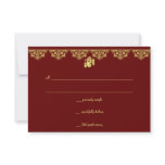 Ganesh Wedding RSVP Cards Personalized Invitation
