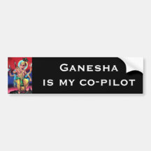 Ganesha Bumper Sticker - Version 1