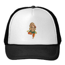 Ganesha in a Yoga Pose Mesh Hat