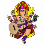Ganesha Musician (sculpture) Photo Cut Out
