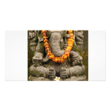 ganesha photo greeting card