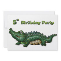 Gang Green Gator 5th Birthday