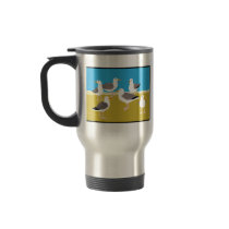 Gang of Seagulls at the Ocean Edge Mug