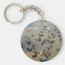 Gang of Water Fowl Keychain