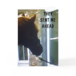GANG SENT ME TO SAY HAPPY BIRTHDAY GREETING CARD
