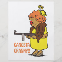 Gangsta Granny Personalized Flyer
