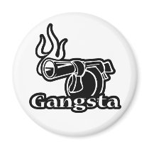 Gangsta Refrigerator Magnets