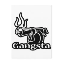 Gangsta Postcard