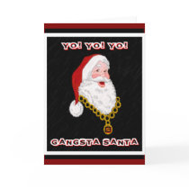 Gangsta Santa Greeting Card