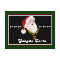Gangsta Santa Postcard