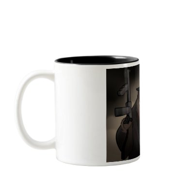Gangster Bear Mug by stlewis75