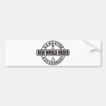 Gangster Government Bumper Sticker