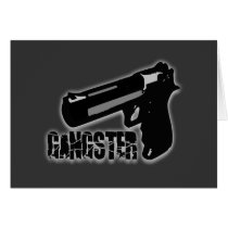 Gangster Gun Card