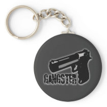 Gangster Gun Keychains
