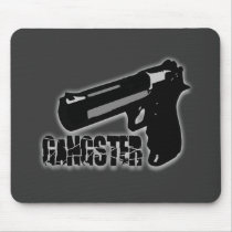 Gangster Gun Mousepads