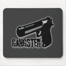 Gangster Gun Mousepads