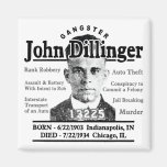Gangster John Dillinger Refrigerator Magnets