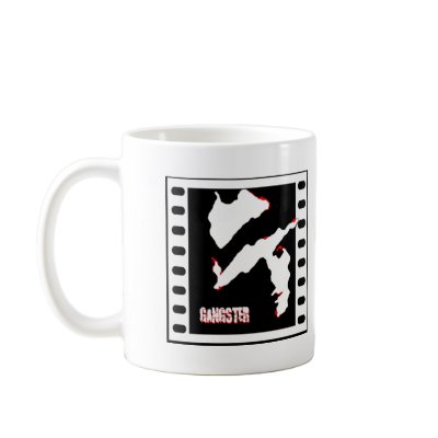 Gangster on Film Mug by GrungeFactory