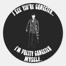 Gangster Sticker