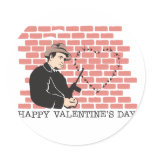 Gangster Valentine's Day Stickers