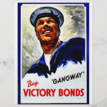 Gangway, Buy Victory Bonds Flyer Design