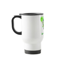 Ganja fairy- love is green, travel mug