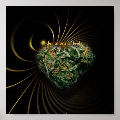 ganja srdce, deviations of feels poster by Dreamcore609
