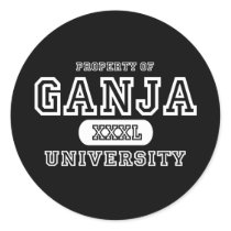 Ganja Univeristy Dark Sticker