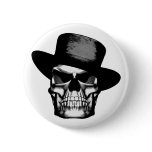 Ganster Skull Button