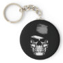 Ganster Skull Key Chain