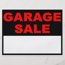 Garage Sale Flyer